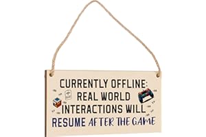 DECOGIFTS Teenage Boy Gaming Gifts 13-18 Years Teen Funny Game Accessories for Playstation Fortnite Gamer Present for Men Brother Cool Boys Son Dad Xmas Gifts Bedroom Decor Sign