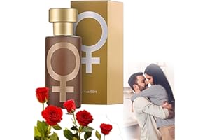 PELINUAR Clogskystm Perfume, Clogskys Colonia Lure Her, Golden Lure Her Perfume, Colonia de feromonas para hombres atrae a mujeres, regalo romántico de perfume con purpurina (mujeres)