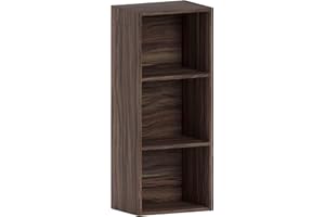‎VIDA DESIGNS Vida Designs Oxford Bücherregal mit 3 Ebenen, würfelförmig, Walnuss, Holz-Regaleinheit für Büro, Wohnzimmermöbel