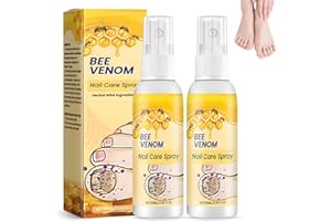 ‎TRABOTO 100ml Bienengift Nagelpflege Spray, 2 Stück Bee Venom Nagelaufbauserum, Nagelverteidigung Stärkung Nagelhaut, NägelReparatur Serum für Fingernägel und Fußnägel