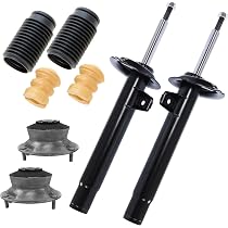 ATEC Germany 2x ammortizzatore a gas a doppio tubo, incluso cuscinetto e tappi antipolvere, compatibile con VW TOURAN (1T1, 1T2), TOURAN (1T3