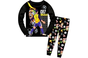Xpialong Pajamas Set No.7 Fans Boys 2Pcs Ronaldo Nightwear Sleepsuit Soft Pjs