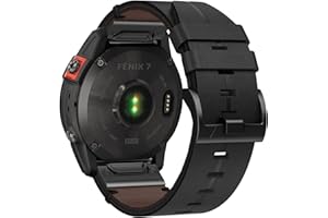 XIIORE Fenix 8 skórzany pasek 22 mm, kompatybilny z Garmin Fenix 7, 7 Solar, 7 Sapphire Solar, 6 / Pro / Sapphire, 5 / plus, Forerunner 935/945/955, Approach S60, Quatix 5/6/7