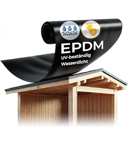 MYOYAY Alu Dachbahn 5m X 1m - Selbstklebende Bitumenbahn Für Flachdach, Carport & Garage
