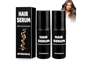 PIPIHOME Pack of 2 Hair Growth Spray, 100 ml Hair Growth Serum for Hair Growth Acceleration, Hereditary Prevents Hair Loss Women Men, Hair Oil Growth Beard Growth Gentle Dry