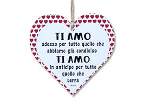 CARISPIBETi Amo | segni di Decorazione della casa Regali Decorativi per Coppie Decorazioni per la casa segni di Cucina 12 x 12 cm