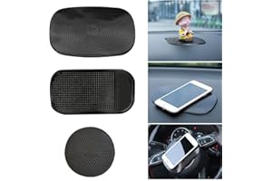 GHEART Car Dashboard Anti-Slip Mat, Car Dashboard Non Slip Mats, Car Dashboard Pad Universal Car Anti Slip Sticky Gel Pad Washable Car Dashboard Storage Tray for Cell Phone Car Key Sun Glasses