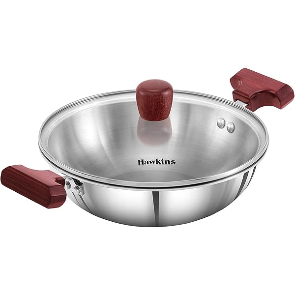 Hawkins roestvrijstalen inductie compatibele snelkookpan, 8 liter, zilver (HSS80