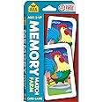 School Zone - Memory Match Farm Card Game - Ages 3+, Preschool to Kindergarten, Animals, Early Reading, Counting, Matching, Vocabulary, and More (School Zone Game Card Series)
