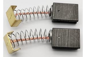KRAFTFELD Coppia di spazzole di carbone con molla per Parkside PBH 1500 A1, DURO DMS 710 E, ca. Dimensioni: 6 x 10 x 14 mm