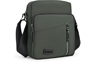 Lanvixo Umhängetasche Schultertasche Herren Herrentasche Messenger Bag mit Multi Tasche Wasserdichte Handytasche Shulder Bag für Tägliches Leben, Business Arbeit, Reise