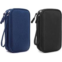 Borsa Organizer Per Cavi Da Viaggio – Doppio Strato, Impermeabile, In PU Ed EVA – Per Accessori Elettronici E Gadget