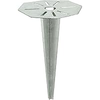 EGLO Outdoor Zubehör Erdspieß Cuba, Material: Stahl, feuerverzinkt, Farbe: Silber