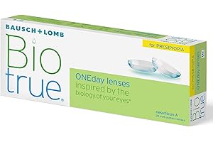 ‎BAUSCH + LOMB Bausch + Lomb Biotrue ONEday for Presbyopia Tageslinsen, Gleitsicht-Kontaktlinsen, weich, 30 Stück -04.25 Dpt, DIA 14,2 mm, BC 8,60, Add Low