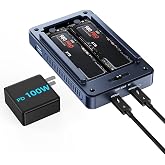 ACASIS 40Gbps M.2 NVMe SSD Muhafaza, Soğutma Fanı, Uyumlu Thunderbolt 4/3/USB 4.0, Destek SSD B+M M-Key, &Ccedil;ift B&ouml;lmeli SSD Muh