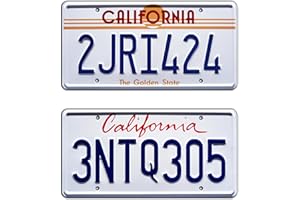 CELEBRITY MACHINES Fast and Furious | 2JRI424 + 3NTQ305 | Metal Stamped License Plates