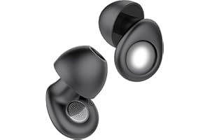 ‎CASCHO Ohrstöpsel Zum Schlafen,Ohrstöpsel,Weich Schlaf Ohrenstöpsel,Wiederverwendbarer Silikon Gehörschutz,Gehörschutz Ohrstöpsel für Schlaf/Fokus/Reisen，Mattes Schwarz