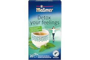 ‎MEßMER Meßmer DETOX YOUR FEELINGS | Kräutermischung mit Brennnessel & Grünem Tee | 20 Teebeutel