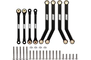 INJORA High Clearance Chassis Links CNC Aluminium for 1/24 RC Crawler FMS FCX24 Upgrade