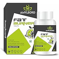 Amyleord Fat Burner Tablet With L-carnitine, CLA, Green Tea Extract, Garcinia Cambogia Extract, Grape Seed Extract And…
