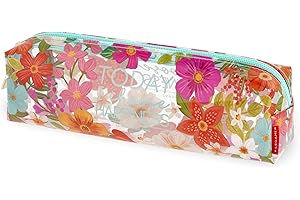 Legami , Astuccio Trasparente Unisex Adulto, FLOWERS, Unica