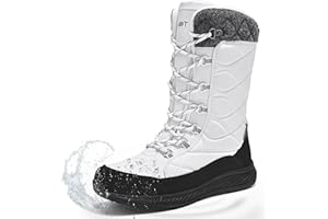 Schuvox Bottes de Neige Femme Imperméable Confort Bottes Femme Hiver avec Doublure Chaude Winter Boots Femme pour la marche et les randonnées légères Bottes Apres Ski Waterproof Chaussure Ski 37-42EU