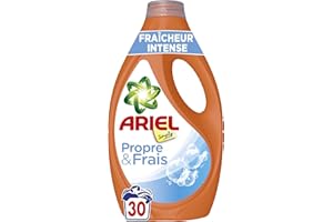 Ariel Liquide, 120 Lavages (4 x 30 Lavages), Fraîcheur Intense, Nettoyage en profondeur, Le choix économique d’Ariel, Parfum frais