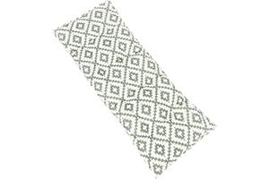 OHS 2 Seater Garden Bench Cushion Geometric Print Bench Seat Pad, Super Soft Comfortable Waterproof Outdoor Seat Cushions For Patio Furniture or Dining, Sage-110x40cm