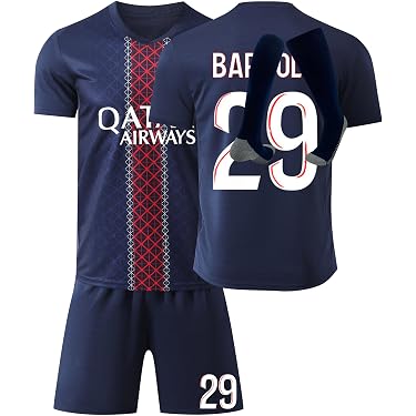 Ensemble De Sport Pour Garçon 2-14 Ans - T-shirt Manches Courtes + Short Jogging - Polyester Respirant - Pour Football, Basket, Running