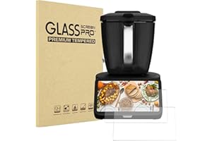 PHONILLICO Pellicola protettiva per Vorwerk Bimby TM7 [Confezione da 2] Vetro temperato resistente per schermo protettivo anti graffio