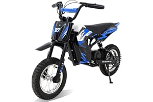 RCB R9X Electric Motorcycle Kids, 12 inch Pneumatic Tires, Ride On Electric Motorcycle with Powerful Motor, 3 Speed Modes 8/12/25KMH, Range 15KM, Moto Crossbike Kids from 6-12years