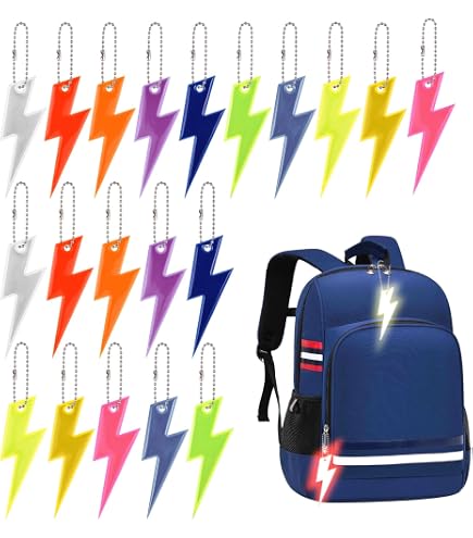 12 etichette riflettenti, etichette riflettenti di sicurezza, etichette riflettenti per bambini