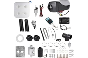 SPORTS FLYFREE 12V Air Diesel Heater, 5KW Diesel Heater 15L Tank Parking Night Heater with LCD Display For Truck, Boat, Motorhomes, Touring Car, Campervans, Caravans