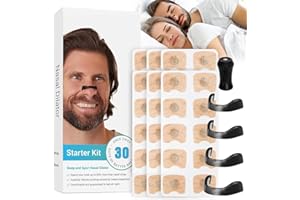 CHANCCI Manuelle Intake Breathing Nasal Strip Pack of 60,Intake Breathing Magnet,Magnetischer Nasenstreifen,Anti Schnarch Nose Strips Magnetischer Für Geschäftsreise,Auto,Reisen,Hote