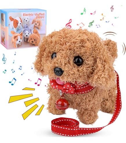 Levensechte Robot Puppy | Interactieve Pluche Lopend Met Muziek Levensechte Robot Puppy | Interactieve Pluche Lopend Met Muziek