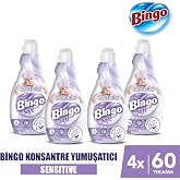 Bingo Soft Konsantre &Ccedil;amaşır Yumuşatıcısı Sensitive 1440 Ml X 4 Adet