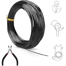 Fil Aluminium Souple - 10 M, Diamètre 1.0/1.5/2.0 Mm, Pour Bricolage, Modélisme, Bijoux, Tissage - 6