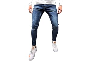 NUSGEAR 2021 Nuevo Pantalones Vaqueros para Hombre,Pantalones Casuales Moda Deportivos Running Pants Skinny Elásticos Pantalon Fitness Jeans Pantalones Largos Ropa de Hombre