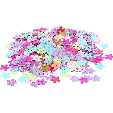 sourcing map Lose Pailletten, 6 mm, Glitzer-Pailletten, 2400 Stück, für