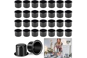 ENAIAH Mini metalowy świecznik 36 sztuk świecznik metalowy aluminiowy wkład świecy kreatywny mały metalowy świecznik do świec DIY dekoracja stołu (B)