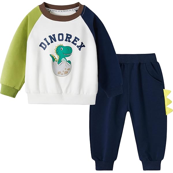 Tokeya Trainingspak voor Jongens Kinder Sportkleding Langarm Katoenen Tokeya Trainingspak voor Jongens Kinder Sportkleding Langarm Katoenen