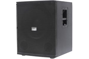 PROEL Italian Stage IS S115A - Subwoofer audio Attivo Amplificato da 700w di picco in classe AB con cono da 15" con 2 canali In-Out, Nero