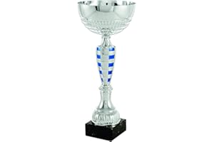 Art-Trophies AT81996 Trofeo Sportivo, Argento/Blu, Taglia Unica