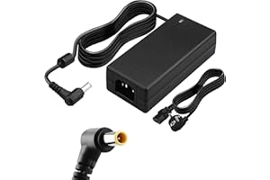 Xahpower 19V Adaptador Cargador para LG Electronics 19'' 20" 22" 23" 24" 27" 32" TV 24TQ510S-PZ 32MR50C-B 27GN800P-B 27GR93U-B 27GQ50F-B 24GN60R-B Cable Alimentacion