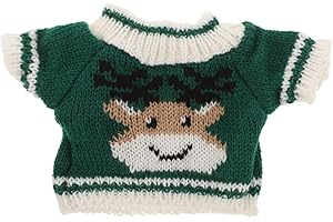 Toyvian Clothes, Doll Clothes Bear Hoodie Sweater Fit 14-18 Inches Bears, Sublimation Stuffed Animal Cute Tiny DIY Bear Toy Make Your Own Plush Doll