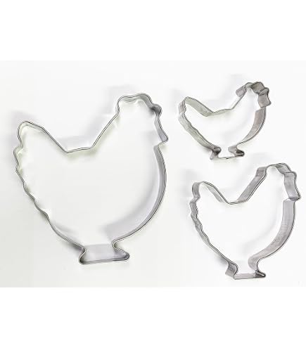 Set di 4 formine per biscotti a forma di anatra e anatroccolo, in acciaio inox, per biscotti, fondente, frutta, pane, feste di compleanno per bambini