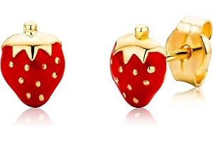 Miore - Pendientes de niño de oro amarillo (18k) con esmalte