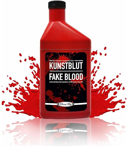10 Sachets Sang Halloween 350ml Avec Seringues - Décoration Fête Zombie Vampire