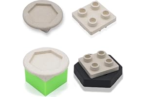 Kumetic Adapter Stein Set 20 Paare passend für GraviTrax Kugelbahn & Duplo® - schnell und stabil Türme Bauen - 50% Holzanteil - Made in Germany (2x20 Set)