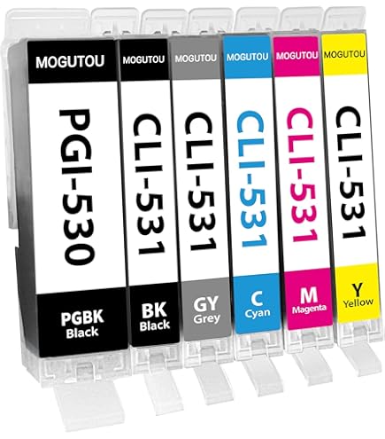 Pegamento T7000 WYFYINK PGI-530 CLI-531 Para Canon 530 531 Cartuchos Multipack Compatibles Para Canon Pixma TS8750 Tableta Grafica
